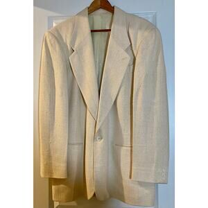 Vintage Emil Rutenberg Hand-Woven Silk Sport Coat - Size 40